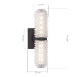 SL6144.401.01 Светильник настенный ST-Luce черный/прозрачный LED 1*11W 4000K SAGUARO — изображение 5