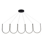 SL6202.413.01 Светильник подвесной ST-Luce Черный LED 1*68W 3000K HEIT