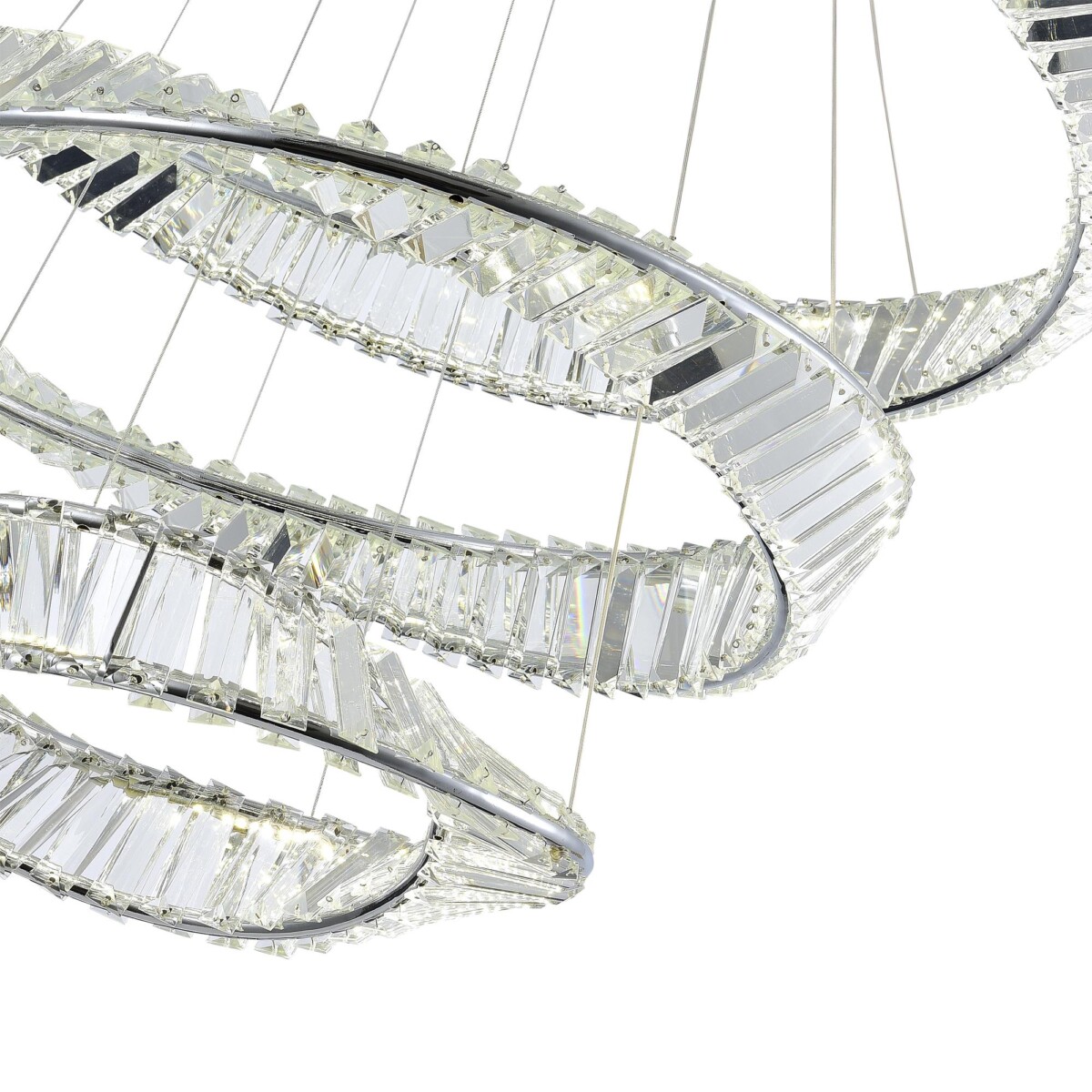 SL6204.101.03 Светильник подвесной ST-Luce Хром/Прозрачный LED 1*97W 4000K RITORTO — изображение 3