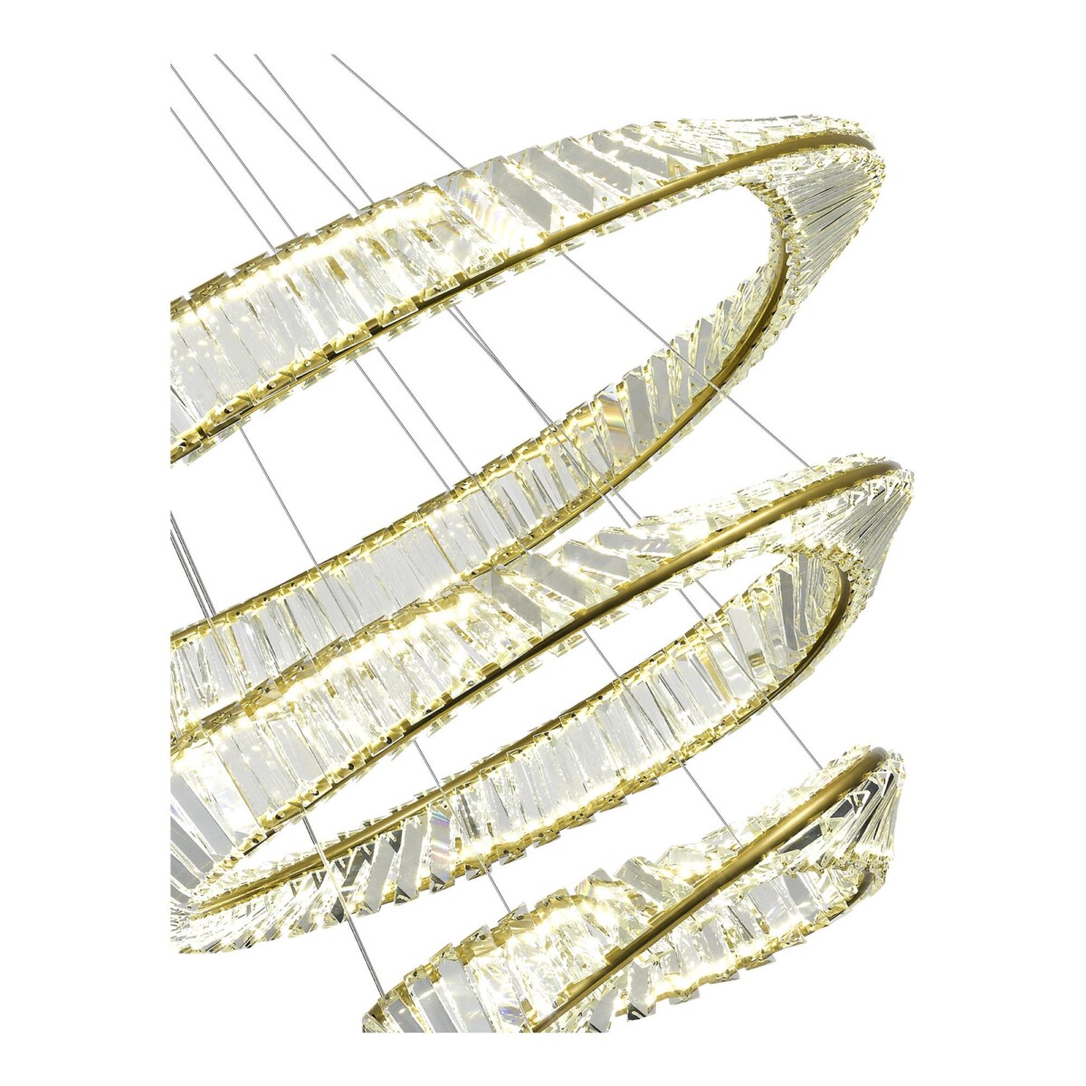 SL6204.301.03 Светильник подвесной ST-Luce Латунь/Прозрачный LED 1*97W 4000K RITORTO — изображение 3