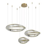 SL6204.311.03 Светильник подвесной ST-Luce Латунь/Прозрачный LED 1*97W 4000K RITORTO — изображение 2