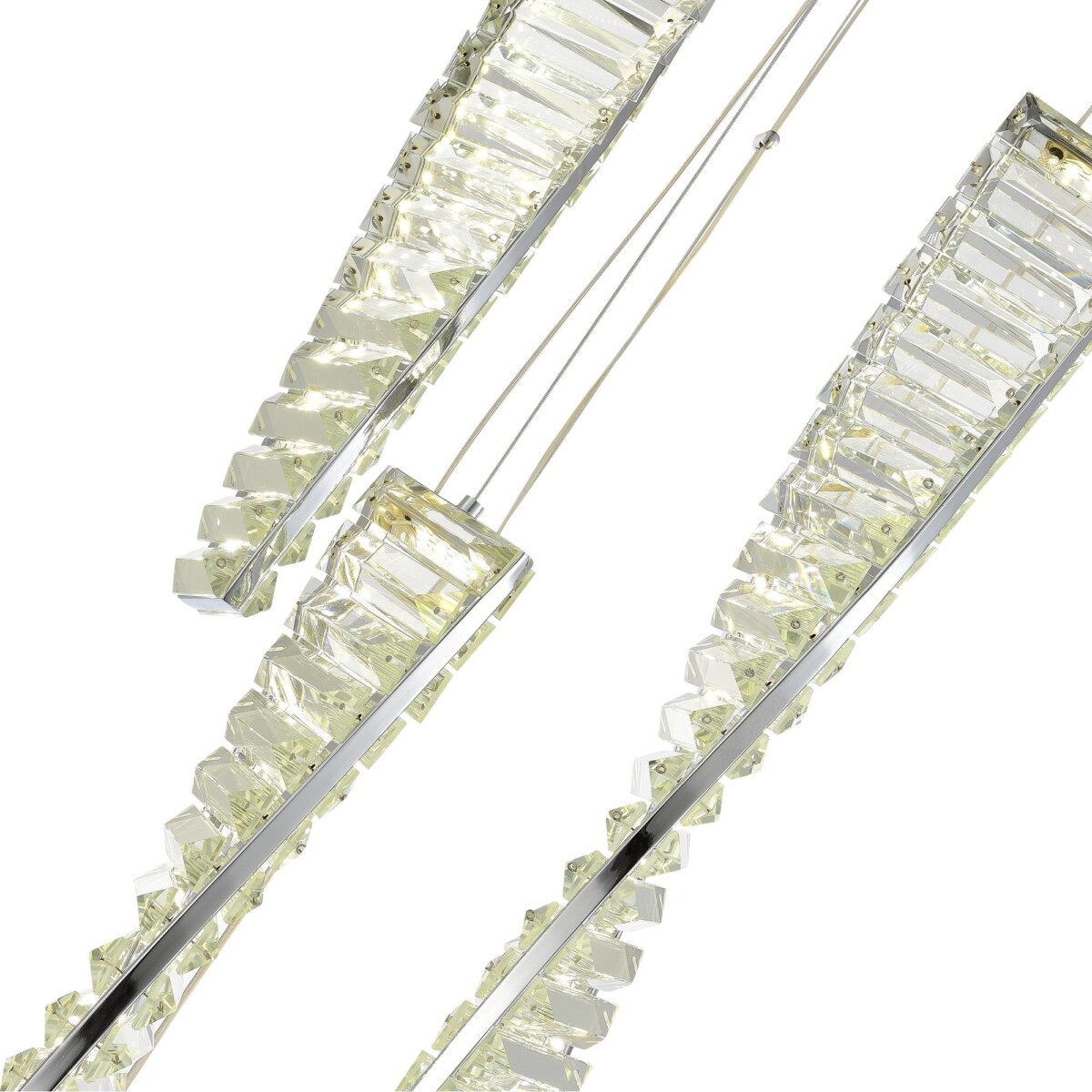 SL6205.103.05 Светильник подвесной ST-Luce Хром/Прозрачный LED 1*55W 4000K ELICA — изображение 3