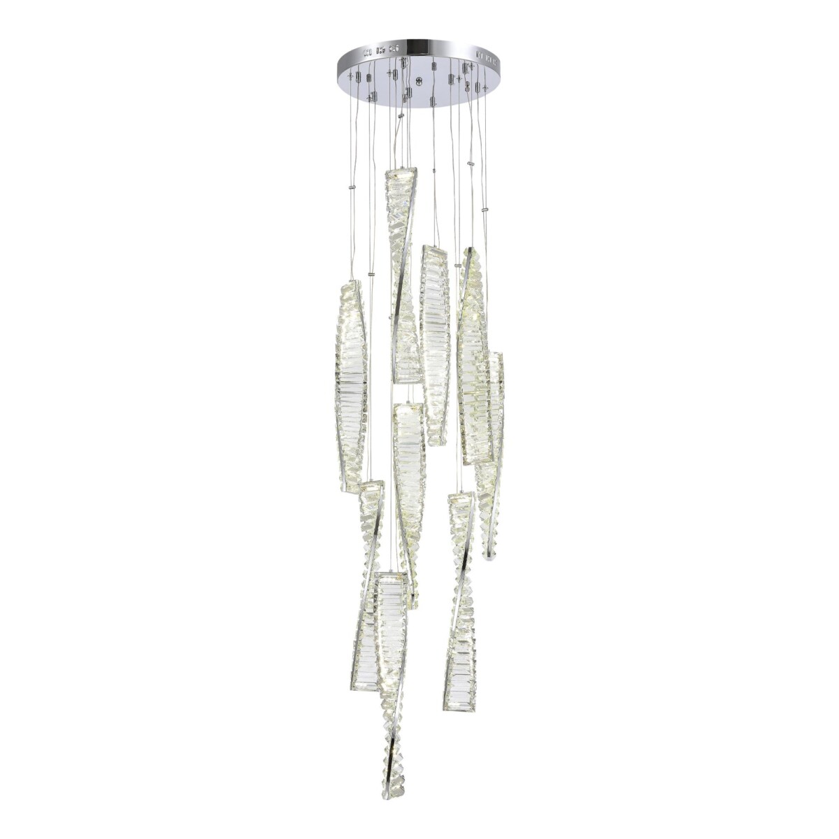 SL6205.103.09_01W SL6205.103.09 Светильник подвесной ST-Luce Хром/Прозрачный LED 1*99W 4000K ELICA — изображение 1