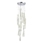 SL6205.103.09 Светильник подвесной ST-Luce Хром/Прозрачный LED 1*99W 4000K ELICA