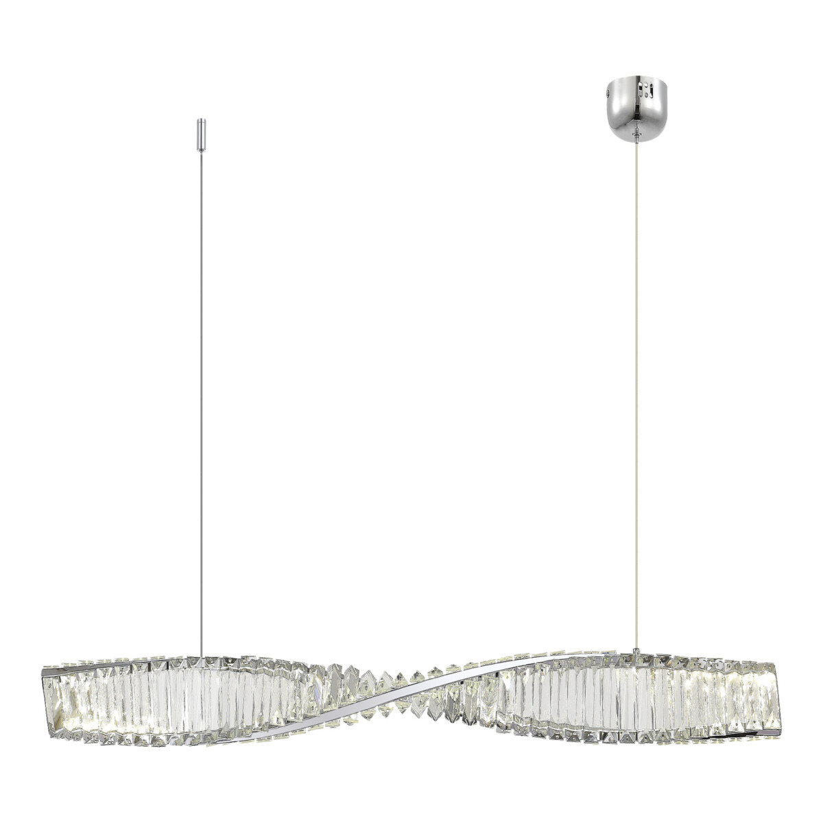 SL6205.113.01 Светильник подвесной ST-Luce Хром/Прозрачный LED 1*21W 4000K ELICA — изображение 1