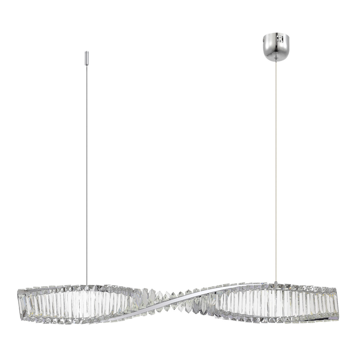 SL6205.113.01 Светильник подвесной ST-Luce Хром/Прозрачный LED 1*21W 4000K ELICA — изображение 2