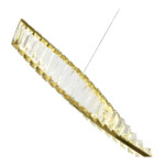 SL6205.313.01 Светильник подвесной ST-Luce Латунь/Прозрачный LED 1*21W 4000K ELICA — изображение 3