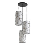 SL6228.403.03 Светильник подвесной ST-Luce Черный/Бежевый E27 3*60W ROOT — изображение 2