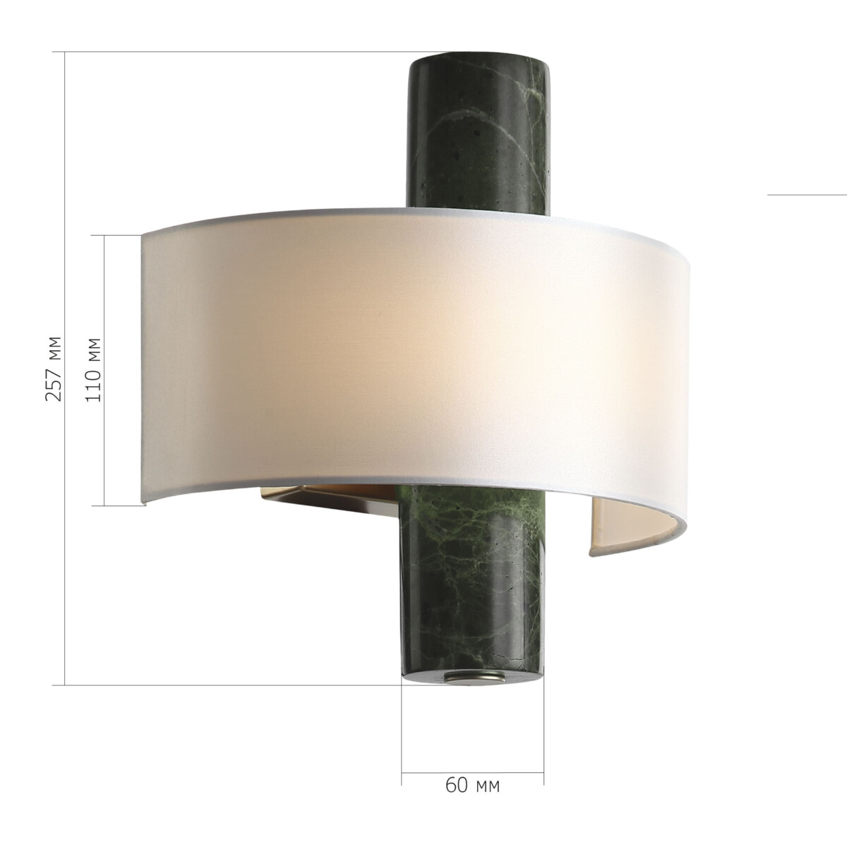 SL6230.701.01 Светильник настенный ST-Luce Зеленый/Белый LED 1*5W 3000K NOBLE — изображение 5