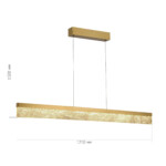 SL6234.303.45 Светильник подвесной ST-Luce Латунь/Золотистый LED 1*45W 4000K SPLENDID — изображение 5