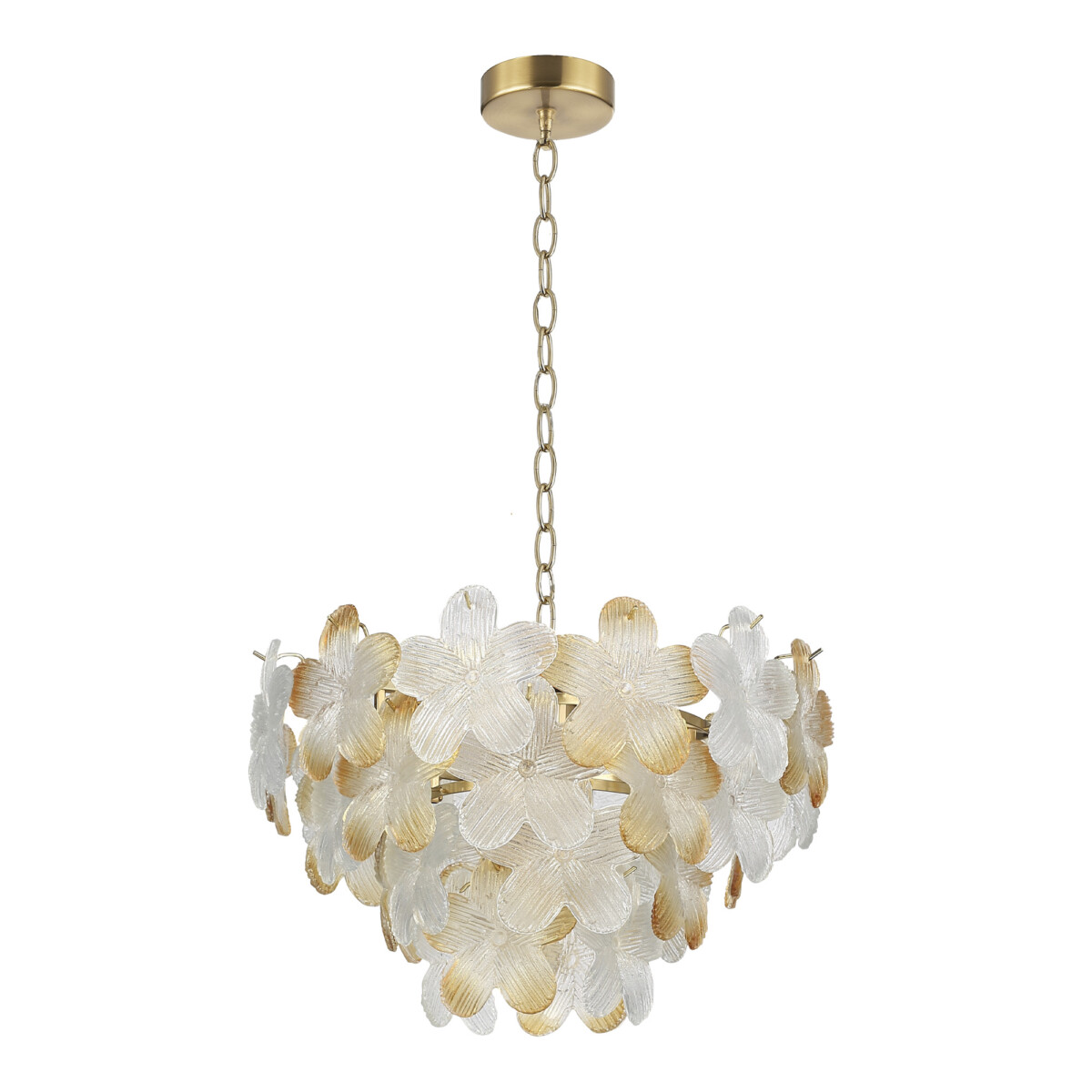 SL6240.203.06 Светильник подвесной ST-Luce золотистый/Прозрачный, янтарный E14 6*60W TENDER — изображение 2