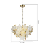 SL6240.203.06 Светильник подвесной ST-Luce золотистый/Прозрачный, янтарный E14 6*60W TENDER — изображение 7