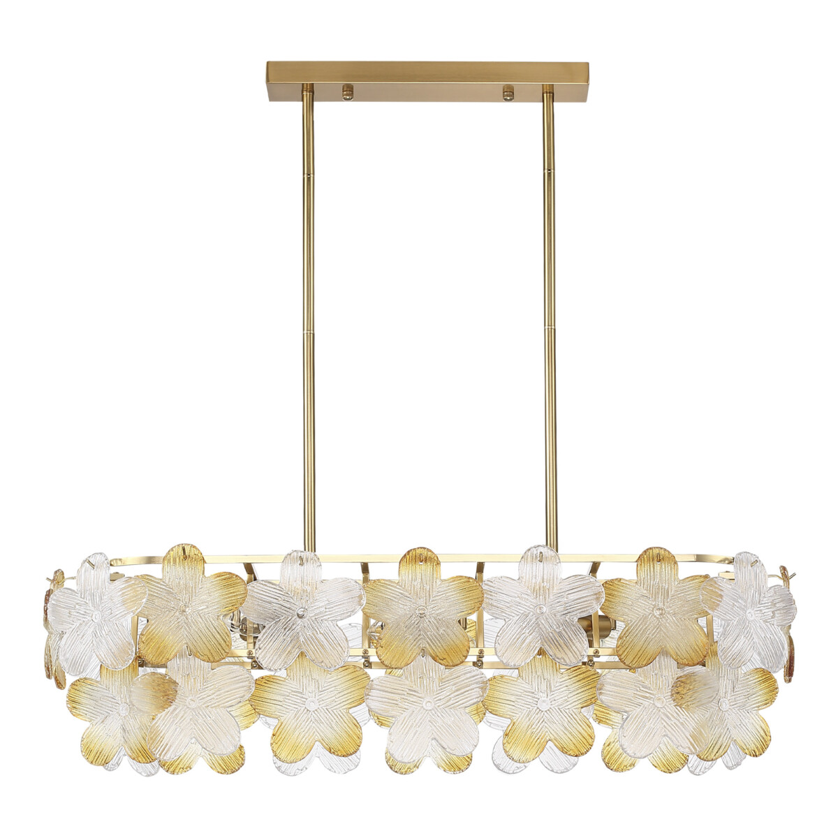 SL6240.203.08 Светильник подвесной ST-Luce золотистый/Прозрачный, янтарный E14 8*60W TENDER — изображение 2