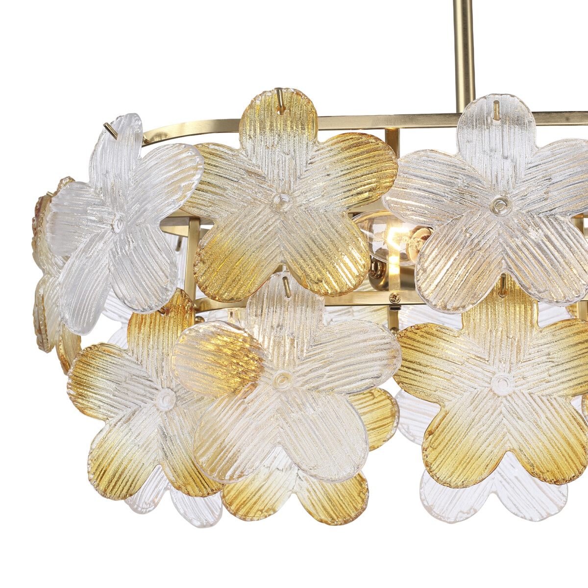 SL6240.203.08 Светильник подвесной ST-Luce золотистый/Прозрачный, янтарный E14 8*60W TENDER — изображение 5