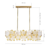 SL6240.203.08 Светильник подвесной ST-Luce золотистый/Прозрачный, янтарный E14 8*60W TENDER — изображение 7