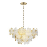 SL6240.203.12 Светильник подвесной ST-Luce золотистый/Прозрачный, янтарный E14 12*60W TENDER — изображение 3