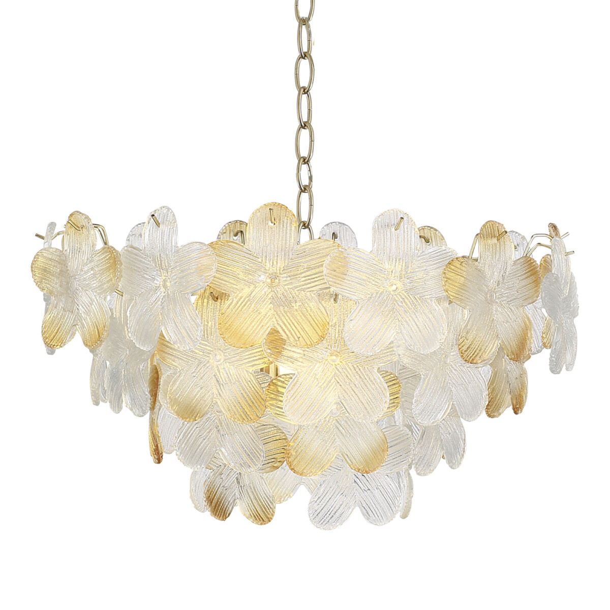 SL6240.203.12 Светильник подвесной ST-Luce золотистый/Прозрачный, янтарный E14 12*60W TENDER — изображение 4