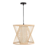 SL6241.503.01 Светильник подвесной ST-Luce Древесный/Белый E27 1*40W ALMA — изображение 2