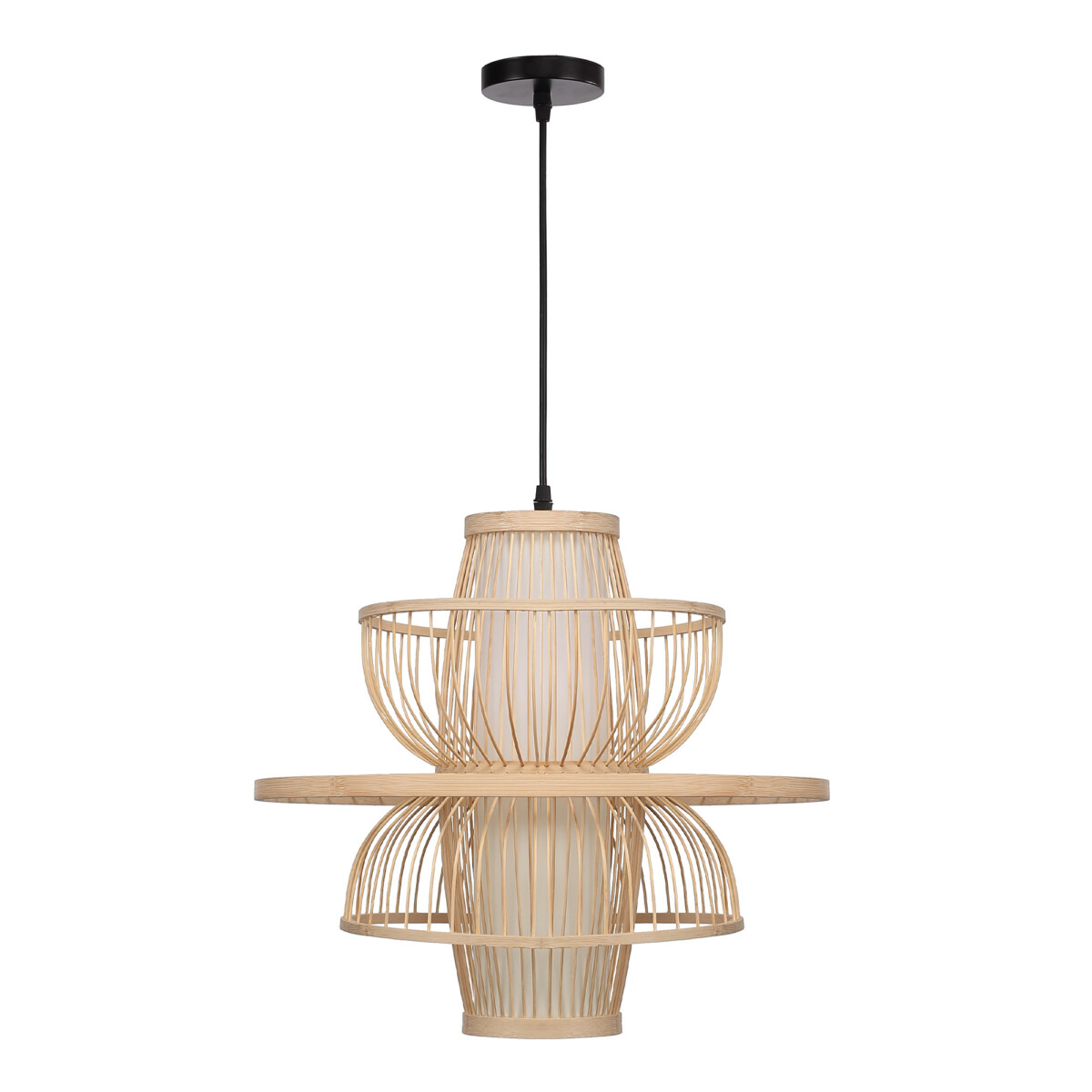 SL6241.513.01 Светильник подвесной ST-Luce Древесный/Белый E27 1*40W ALMA — изображение 2