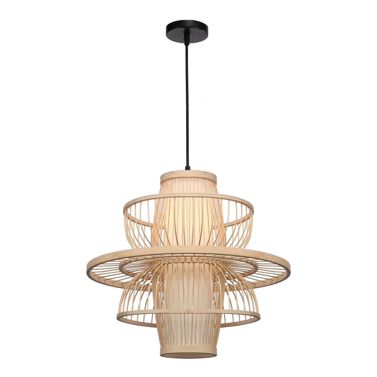 SL6241.513.01 Светильник подвесной ST-Luce Древесный/Белый E27 1*40W ALMA — изображение 3