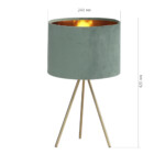 SL6242.704.01 Прикроватная лампа ST-Luce Золотистый/Зеленый E27 1*40W FUEGO — изображение 5