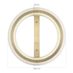 SL6245.212.01 Светильник потолочный ST-Luce золотистый/Прозрачный LED 1*40W 4000K FAGY — изображение 6