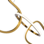 SL6505.203.26 Светильник подвесной ST-Luce Золотистый/Золотистый LED 1*26W 4000K ABRA — изображение 3