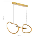 SL6505.203.26 Светильник подвесной ST-Luce Золотистый/Золотистый LED 1*26W 4000K ABRA — изображение 4