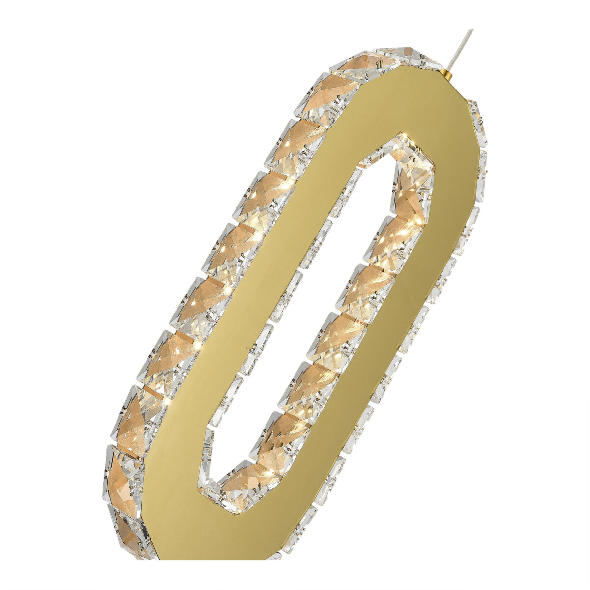 SL6506.203.01 Светильник подвесной ST-Luce Золотистый/Золотистый, Прозрачный LED 1*9W 3000K ALLUNGO — изображение 3