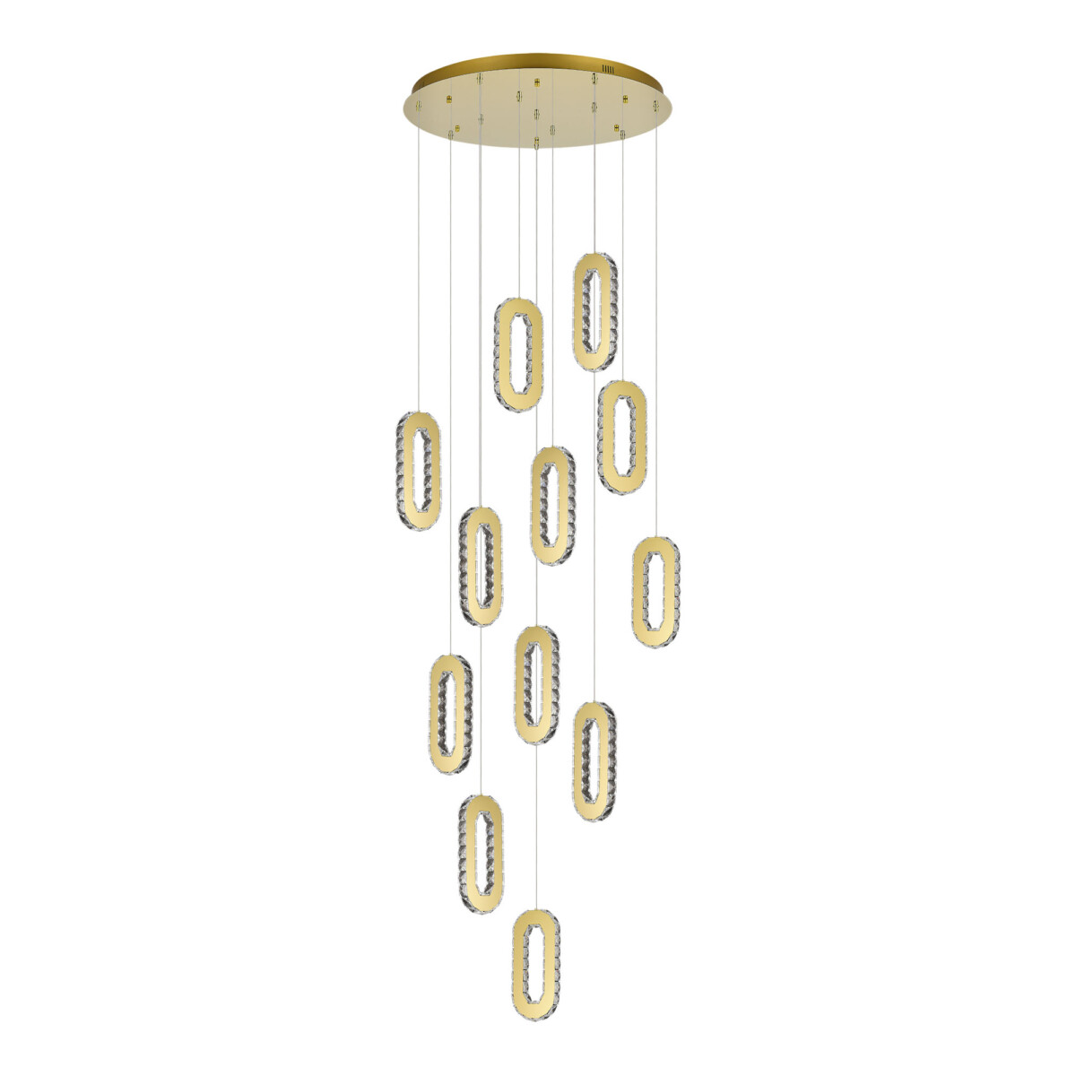 SL6506.203.12 Светильник подвесной ST-Luce Золотистый/Золотистый, Прозрачный LED 12*9W 3000K ALLUNGO — изображение 2