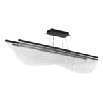 SL6509.423.01 Светильник подвесной ST-Luce Черный/Прозрачный LED 1*60W 4000K FESALE — изображение 2