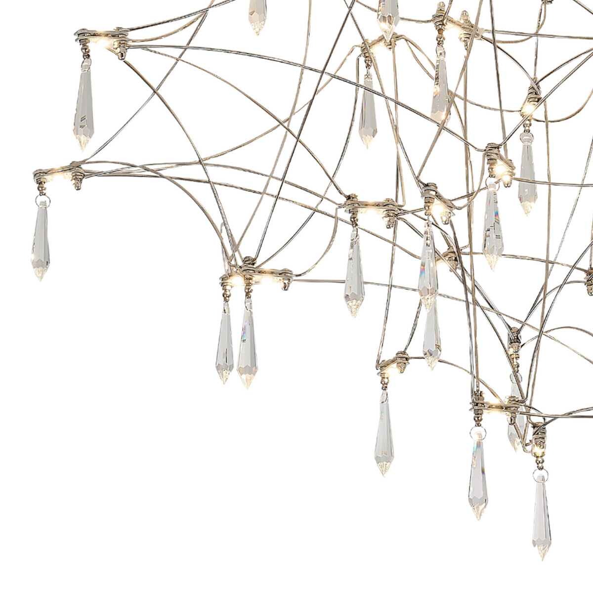 SL6601.102.78 Светильник потолочный ST-Luce Хром/Прозрачный LED 78*0,35W 3000K GRAVETTA — изображение 3