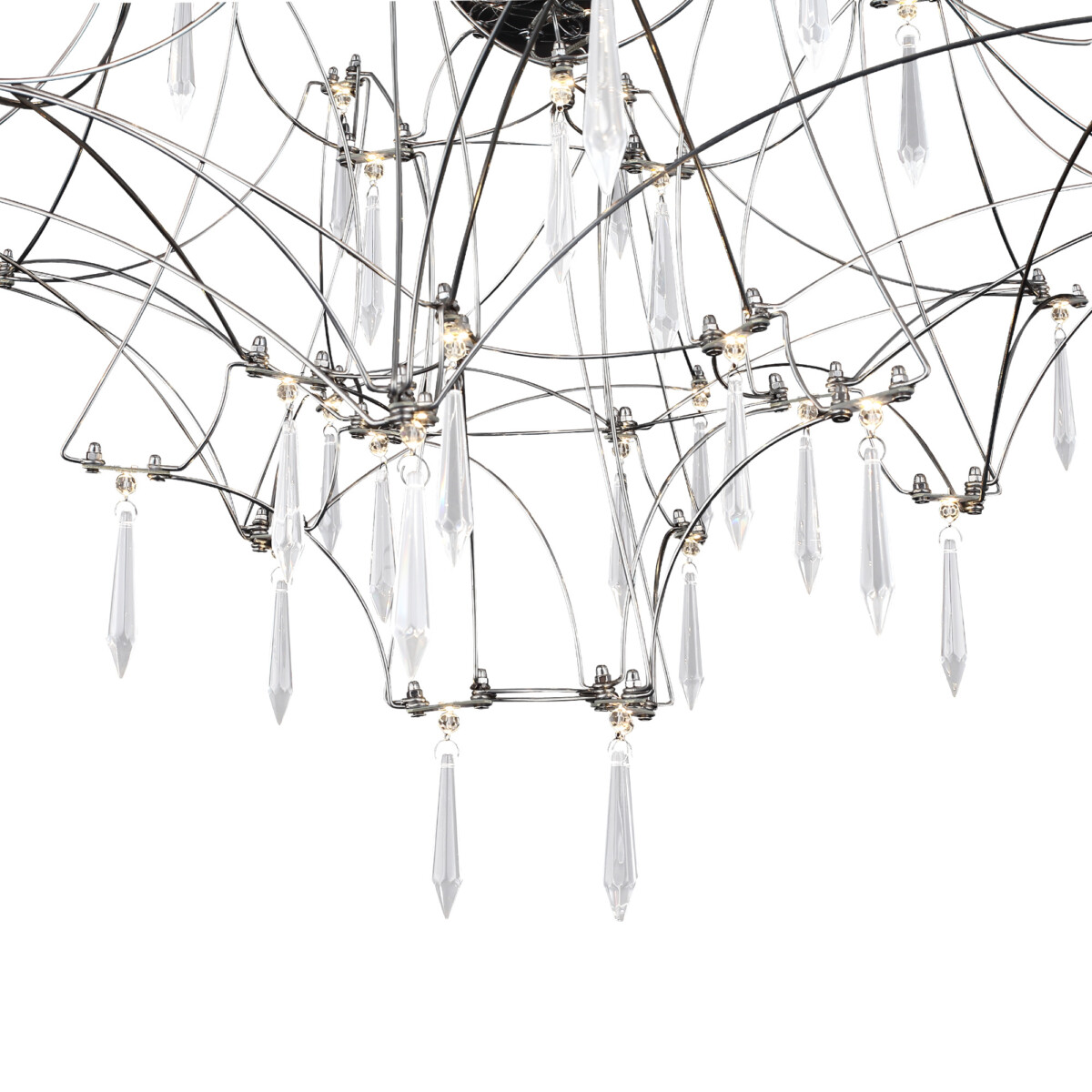 SL6601.102.78 Светильник потолочный ST-Luce Хром/Прозрачный LED 78*0,35W 3000K GRAVETTA — изображение 4