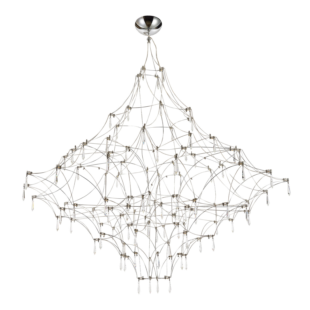 SL6601.103.114 Светильник подвесной ST-Luce Хром/Прозрачный LED 114*0,5W 3000K GRAVETTA — изображение 2