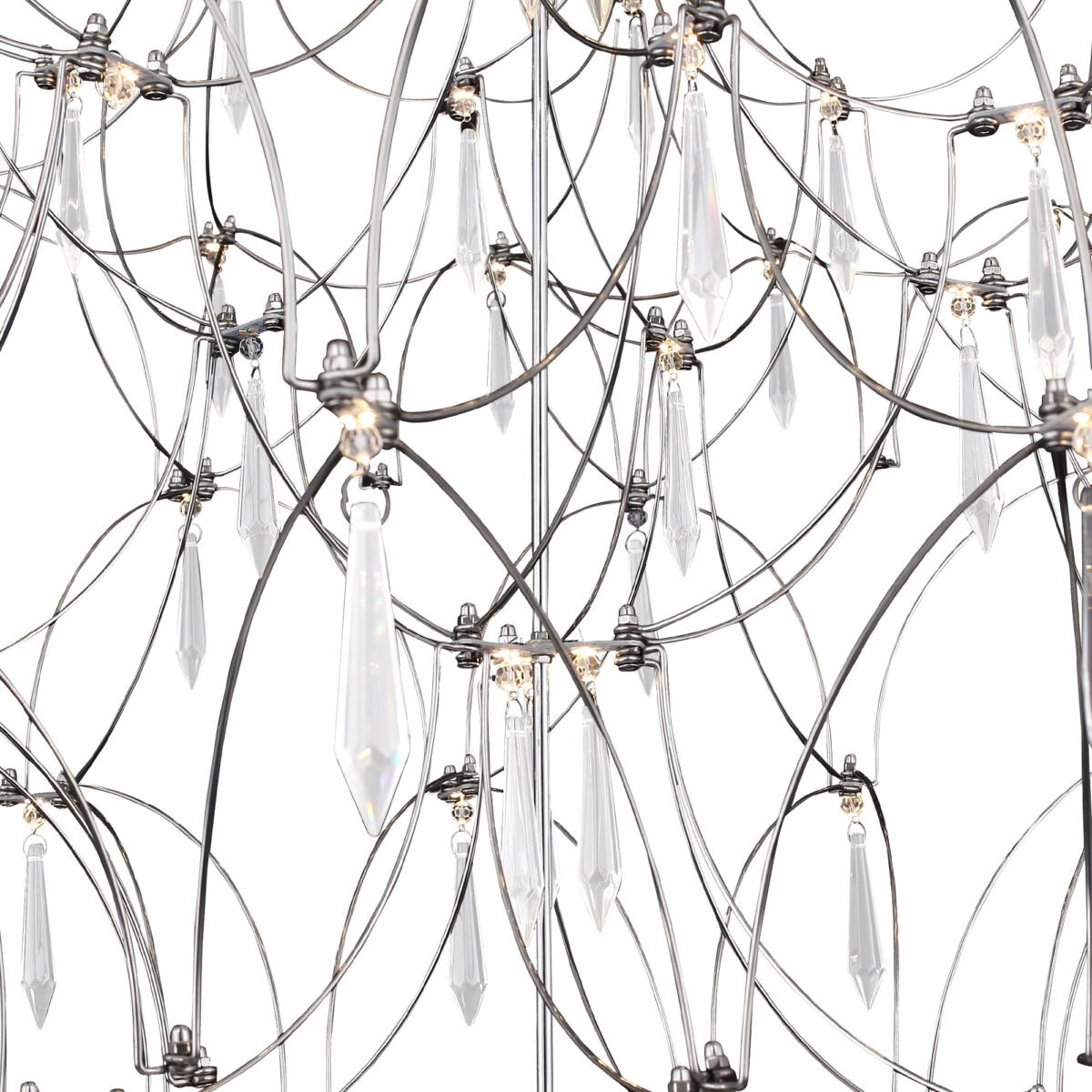 SL6601.103.114 Светильник подвесной ST-Luce Хром/Прозрачный LED 114*0,5W 3000K GRAVETTA — изображение 4