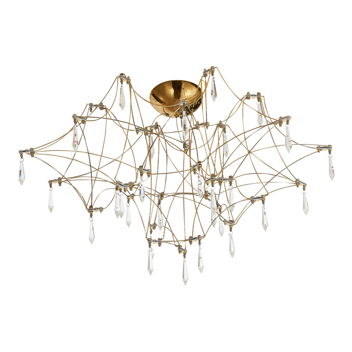 SL6601.202.78 Светильник потолочный ST-Luce Золотистый/Прозрачный LED 78*0,35W 3000K GRAVETTA — изображение 2