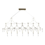 SL6603.203.17 Светильник подвесной ST-Luce Золотистый/Прозрачный LED 1*17W 4000K GRAVETTA