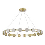 SL6610.203.20 Светильник подвесной ST-Luce золотистый/белый LED 1*40W 4000K MONRO — изображение 2