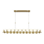 SL6610.203.26 Светильник подвесной ST-Luce золотистый/белый LED 1*50W 4000K MONRO — изображение 3
