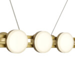 SL6610.203.26 Светильник подвесной ST-Luce золотистый/белый LED 1*50W 4000K MONRO — изображение 5