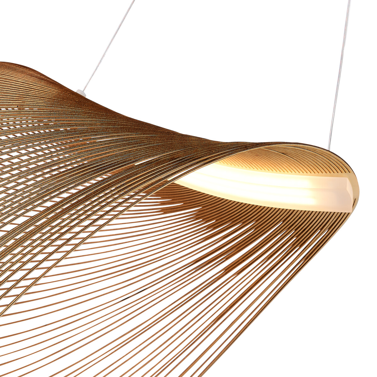 SL6900.503.24 Светильник подвесной ST-Luce Белый/Древесный LED 1*24W 4000K FOSSIL — изображение 3