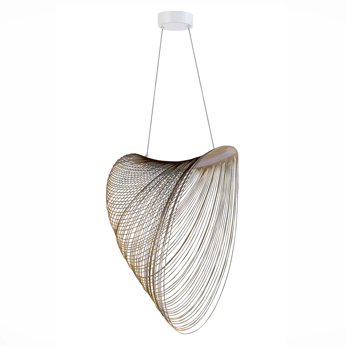 SL6900.503.32 Светильник подвесной ST-Luce Белый/Древесный LED 1*32W 4000K FOSSIL — изображение 2