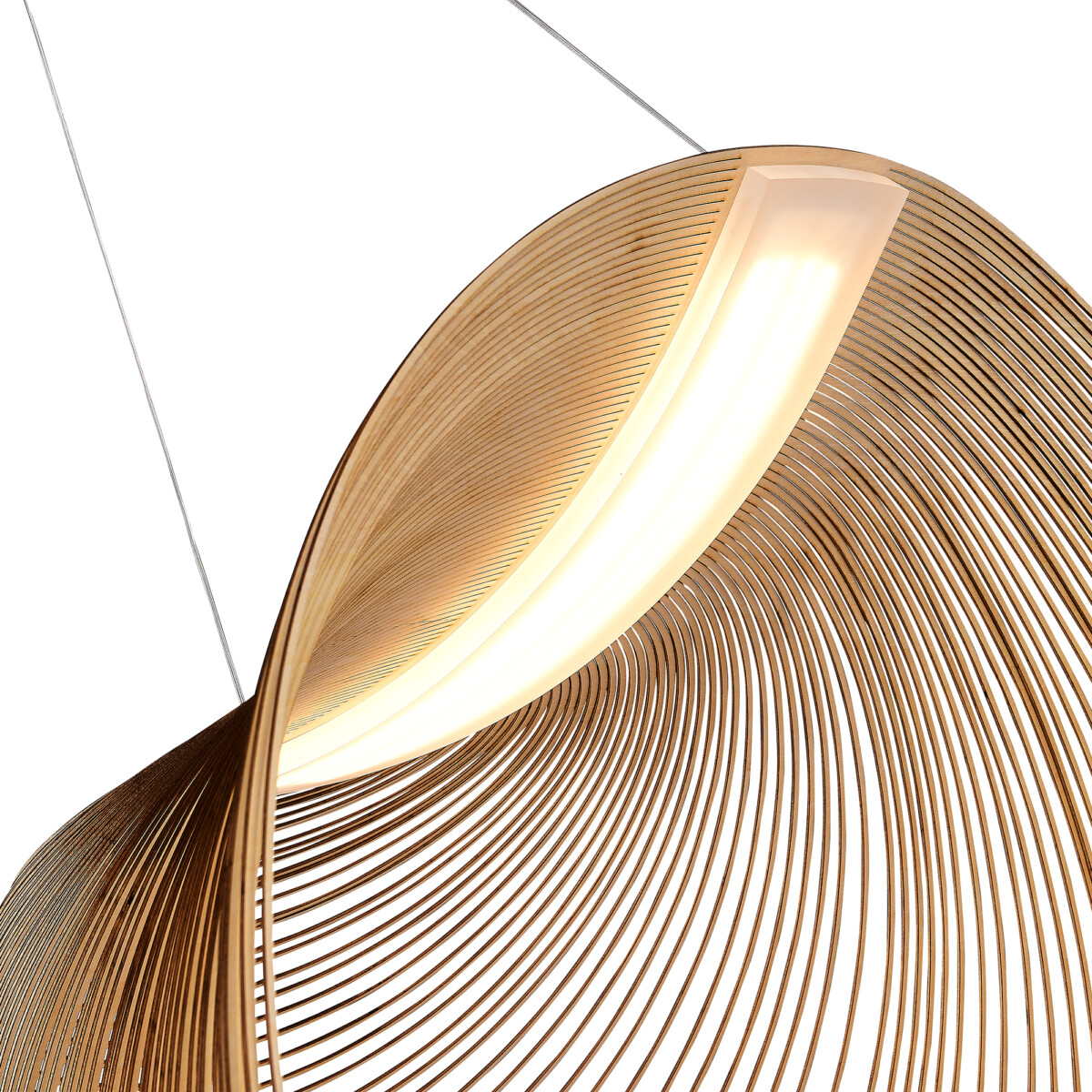 SL6900.503.32 Светильник подвесной ST-Luce Белый/Древесный LED 1*32W 4000K FOSSIL — изображение 3