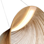 SL6900.503.32 Светильник подвесной ST-Luce Белый/Древесный LED 1*32W 4000K FOSSIL — изображение 3