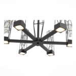 SL815.303.06 Люстра подвесная ST-Luce Серый графит/Серый графит, Прозрачный LED 6*8W 4000K PROGETTO — изображение 4