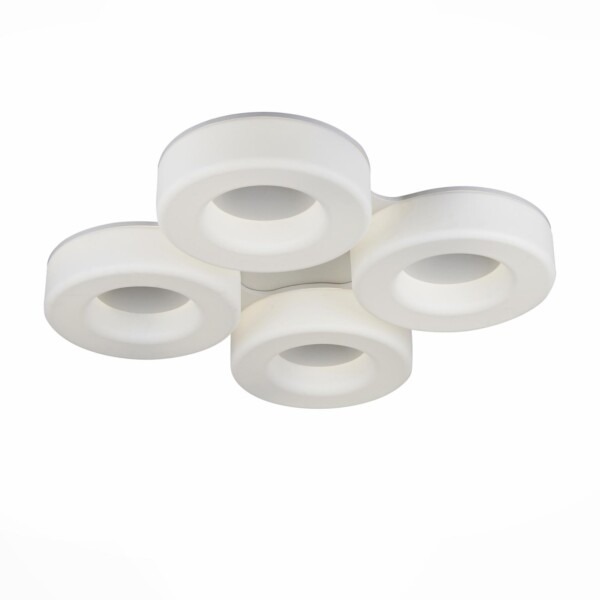 SL886.552.04 Светильник потолочный ST-Luce белый/ LED 4*24W 4100K LORDIN