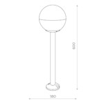 в наличии SL9000.405.01 Светильник уличный наземный ST-Luce Черный/Белый E27 1*40W OMBRA - купить в интернет-магазине Светильники Торг