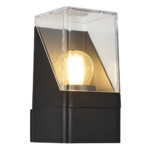 в наличии SL9016.401.01 Светильник уличный настенный ST-Luce черный/черный E27 1*15W SLIDE - купить в интернет-магазине Светильники Торг