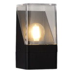 в наличии SL9016.401.01 Светильник уличный настенный ST-Luce черный/черный E27 1*15W SLIDE - купить в интернет-магазине Светильники Торг