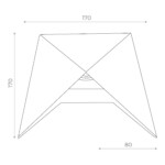 SL9503.501.01 Светильник уличный настенный ST-Luce Белый LED 1*7W 4000K CANNETO — изображение 2